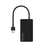 KYTC47 4 Ports USB Adapter Cable High Speed ??USB Docking Station Multi-Interface HUB Converter, Black USB 3.0, Black Type-C