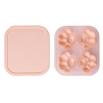 Household Cat Paw Shape Creative Silicone Ice Box Ice Cube Mold Ice Hockey DIY Food Supplement Box with Lid, Cat Paw Shape(Lilac Purple), Cat Paw Shape(Shrimp Red), Cat Paw Shape(Vegetation Green), Cat Paw Shape(Blue Green), Cat Paw Shape(Pink Purple)