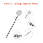 Car Repair Detection Mirror Universal Folding Telescopic Mirror Welding Chassis Inspection Mirror, Silver 50mm, Silver 30mm, Black Handle 50mm, Red Handle 50mm, Purple Handle 50mm, Pink Handle 50mm