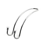 Clips Automotive Metal Car Seat Hook Auto Headrest Hanger Bag Holder for Car Bag Purse Cloth Grocery Storage Auto Fastener, Silver