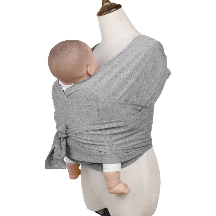 Baby Carrier Double Shoulder Front Holding Baby Carrier Portable Baby X Carrying Bag,Size:, M (Black), L (Black), M (Gray), L (Gray)