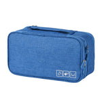Travel Waterproof Storage Bag Underwear Storage Finishing Bag, Black, Gray, Violet, Wine Red, Sky Blue, Navy
