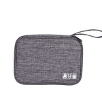 Data Cable Storage Box Waterproof Digital Package Charging Earphone Storage Box U Disk Multi-Function Finishing Box, Black, Grey, Violet, Red Wine, Sky Blue, Navy