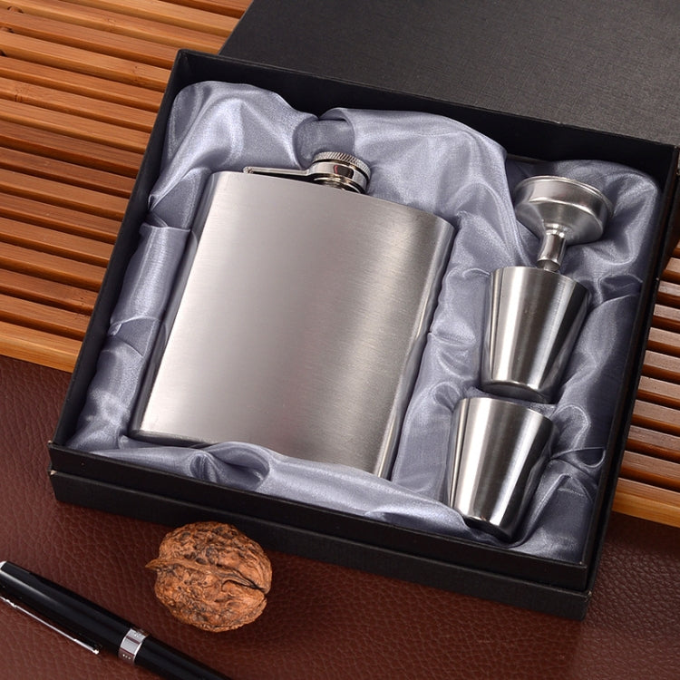 Portable Stainless Steel Hip Flask Set With Wine Glass Funnel, 7OZ Yellow Grunge, 7OZ Gray Grunge, 7OZ Jack Yellow Grunge, 7OZ Jack Gray Grunge, 7OZ Jack Black Core