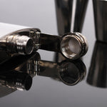 Portable Stainless Steel Hip Flask Set With Wine Glass Funnel, 7OZ Yellow Grunge, 7OZ Gray Grunge, 7OZ Jack Yellow Grunge, 7OZ Jack Gray Grunge, 7OZ Jack Black Core