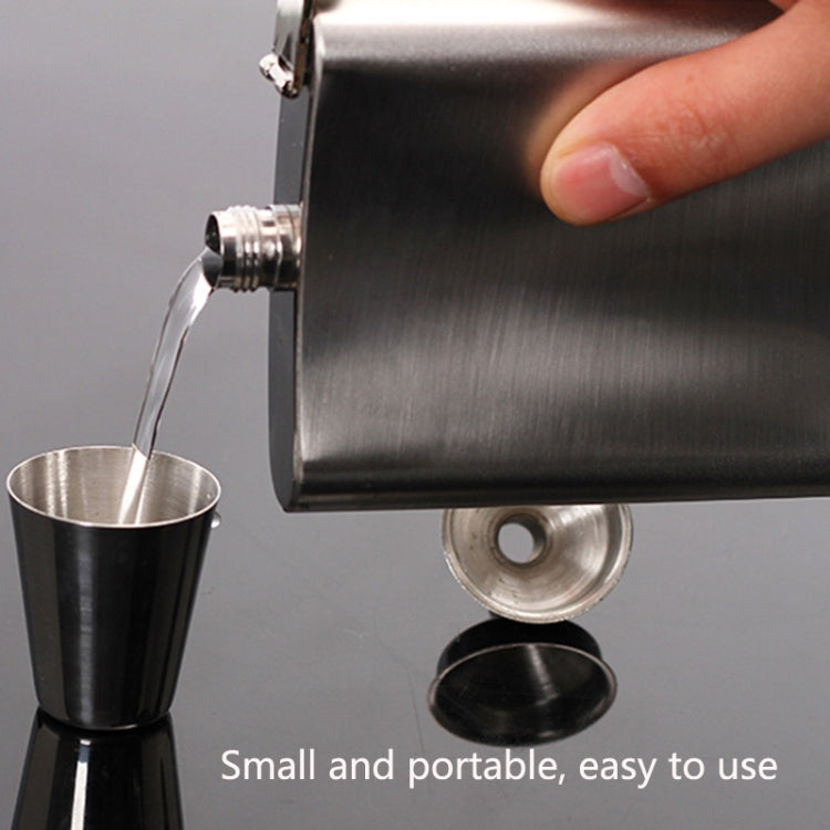 Portable Stainless Steel Hip Flask Set With Wine Glass Funnel, 7OZ Yellow Grunge, 7OZ Gray Grunge, 7OZ Jack Yellow Grunge, 7OZ Jack Gray Grunge, 7OZ Jack Black Core