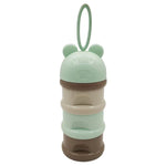 3 Layer Frog Style Portable Baby Food Storage Box Cartoon Milk Powder Box, Blue, Green, Purple
