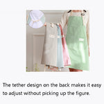 Kitchen Home Cooking Apron Restaurant Works Striped Cotton And Linen Apron, Red, Coffee, Blue, Green