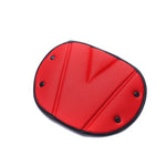 Car Seat Safety Belt Cover Sturdy Adjustable Triangle Safety Seat Belt Pad Clips Child Protection, Red, Orange, Black