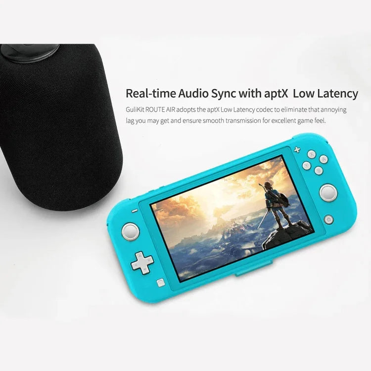 Gulikit Bluetooth Wireless Audio Adapter For Nintendo Switch, Model:, NS07 Red, NS07 Blue, NS07 Black, NS07 PRO Black, NS07 PRO Ice Blue