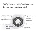 DELUX T11 29 Keys Single-Hand Keyboard Shortcut Key Speech Tool Flat Keyboard, Colour: Silver, Silver