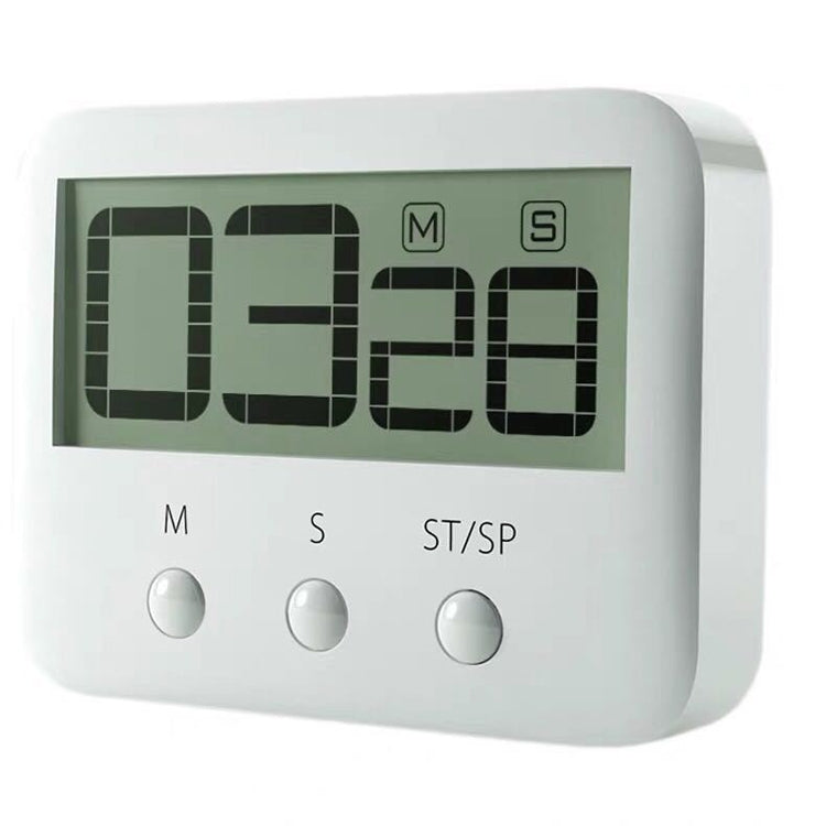 118S LCD Digital Display Countdown Timer Large Screen Kitchen Timer, 118S