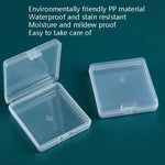 20 PCS With Cover Transparent PP Plastic Box Parts Jewelry Storage Box, 20 PCS