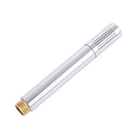 Brass Stainless Steel Hand-Held Pressurized Shower Head, Square, Round
