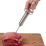 Stainless Steel Seasoning Turkey Syringe Kitchen Seasoning Syringe, 8 in 1, 9 in 1, 10 in 1