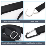 Car Jacket Windproof Belt Outer Garment Fixing Rope Anti-Strong Wind Thickening Adjustable Fixed Car Binding Belt, 2 PCS / Set