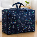 Oxford Cloth Quilt Moisture-Proof & Waterproof Storage Bag Zipper Portable Moving Luggage Bag, 70x50x30cm