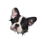 Personality Puppy 3D Car Stickers Waterproof Car Body Block Scratches Simulation Stickers