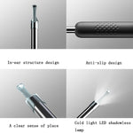 Bebird R1 High-Definition Endoscope Luminous Visual Ear Picking Tool, R1-Classic Black, R1-Moon White