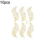 10 PCS Hot Stamping Waterproof Music Festival Face Tattoo Sticker, VS-001, VS-002, VS-003, VS-004, VS-005, VS-006, VS-007, VS-008, VS-009, VS-010