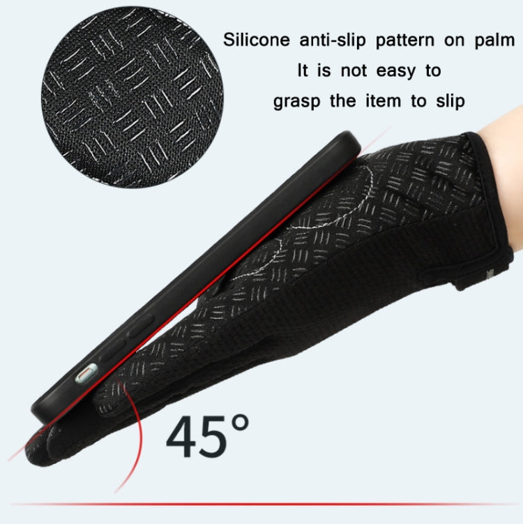 WEST BIKING YP0211223 Full-Finger Gloves For Cycling Shock Absorption Non-Slip Touch Screen Gloves, M, XL, L