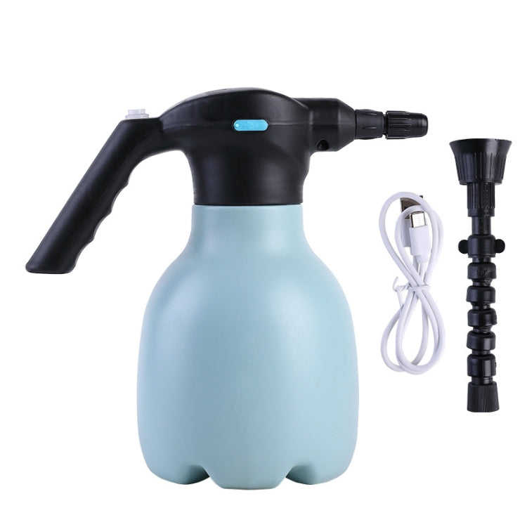 1.5L Garden Electric Watering Can Handheld Household Flower Watering Device, Blue, Blue + Universal Nozzle