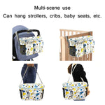 Multifunctional Baby Stroller Storage Bag, White Dinosaur, Yellow Zoo, Green Lamb, White Alpaca, Tibetan Owl, Denglin Deer, Yellow Zoo + Side Pocket, Green Lamb + Side Pocket, White Alpaca + Lateral Pocket, Tibetan Owl + Side Pocket                    ...