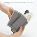 027 Leather Insulated Baby Bottle Cover Heating Bottle Bag, Free Size