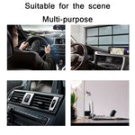 Car Diamond Suction Cup Mobile Phone Holder, Green, Black
