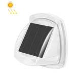 8 LED Outdoor Solar Courtyard Waterproof Wall Light, White Light, Warm Light