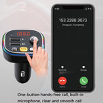 USB Car Bluetooth MP3 Music Player With Colorful Lights, C20