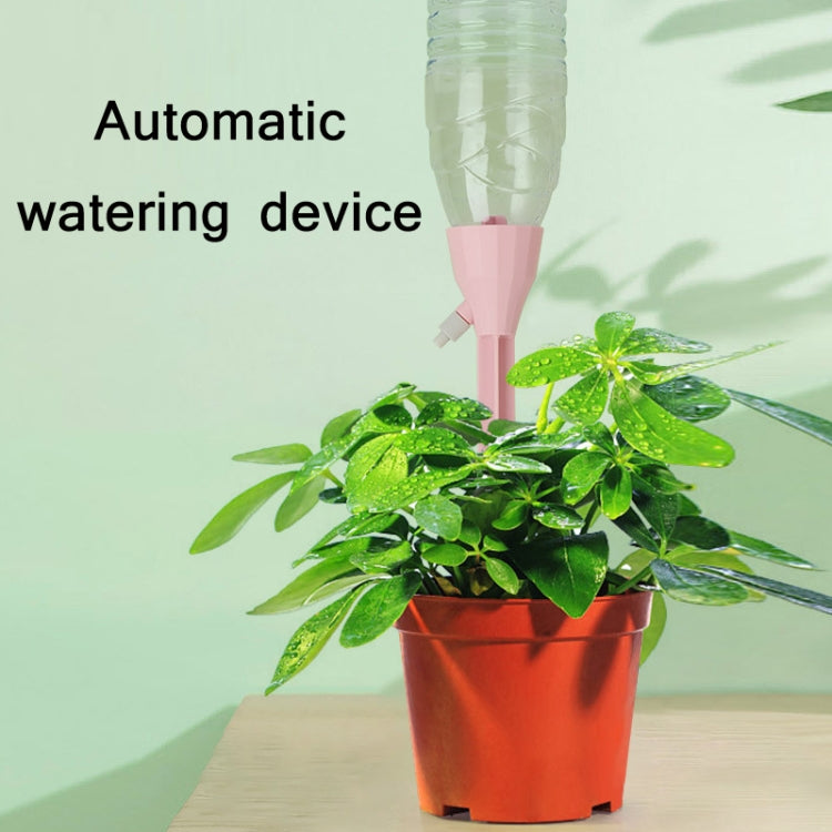 10pcs Household Potted Plant Drip Irrigation Adjustable Automatic Watering Device, Pink, Green, Beige White