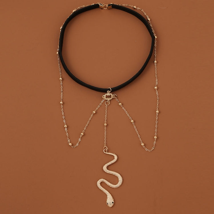 BT192-1 Elastic Snake Long Anklet Body Chain Accessories, BT192-1(Silver), BT192-1(Gold)