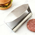 Stainless Steel Hamburger Manual Meat Press, Specification: Circular, Circular, Square