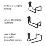 Pipeline Hook Heavy Water Pipe Wire Storage Garage Hook, Style:, Groove Plate