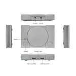 8-Bit Mini Double Players TV Game Console Built-in 620 Games, PS1 mini (EU Plug)
