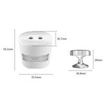 C209 USB Charge Mini Laser Stage Atmosphere Light, Single Star Style (White), 8 In 1 Style (Black), 12 In 1 Style (Black)