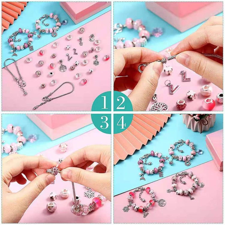 TZ-05 63 In 1 Colorful Crystal Cartoon DIY Jewelry Children Bracelet, 63 In 1(Purple Suit), 63 In 1(Red Suit), 63 In 1(Green Suit), 63 In 1(Color Suit)