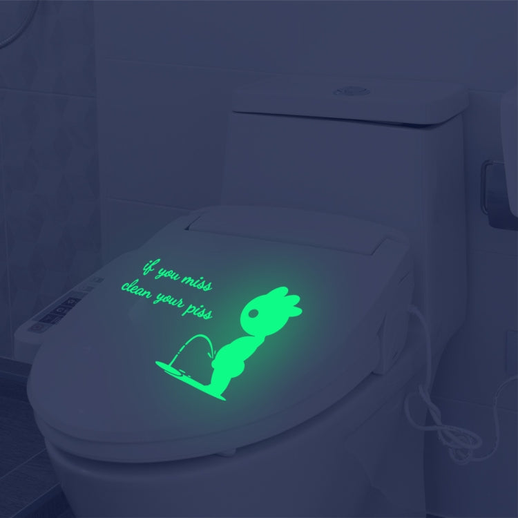 DX396 Bathroom Toilet Decoration Luminous Wall Sticker, DX396