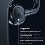 M99 Bluetooth V5.2 Single Earhook Business Headphone, Black, Pink, Black+Red, Black+Blue, Black+White