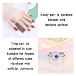 2pcs J259 Ladies Romantic Star Moon Stacked Open Rings