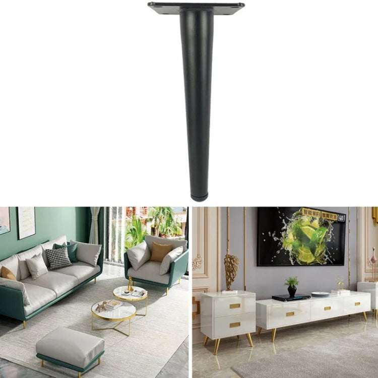 LH-ZT-0001 Cone Round Tube Furniture Support Legs, Style:, Straight Cone Height 10cm, Straight Cone Height 12cm, Straight Cone Height 15cm, Straight Cone Height 17cm, Straight Cone Height 20cm, Straight Cone Height 25cm, Straight Cone Height 30cm