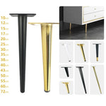 LH-ZT-0001 Cone Round Tube Furniture Support Legs, Style:, Straight Cone Height 10cm, Straight Cone Height 12cm, Straight Cone Height 15cm, Straight Cone Height 17cm, Straight Cone Height 20cm, Straight Cone Height 25cm, Straight Cone Height 30cm      ...