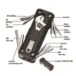 KT-02 16 In 1 Outdoor Camping Multifunctional Combination Survival Tool