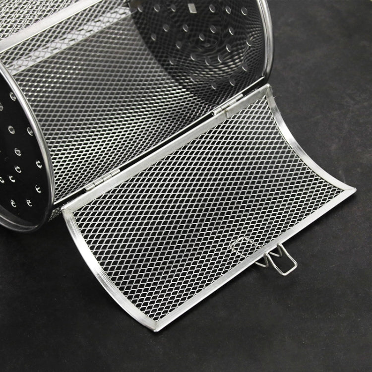 Stainless Steel Roasting Cage Oven Peanut Chestnut Cage, A Type 12 x18cm, B Type 14 x18cm, C Type 12 x 23cm, D Type 14 x 23cm