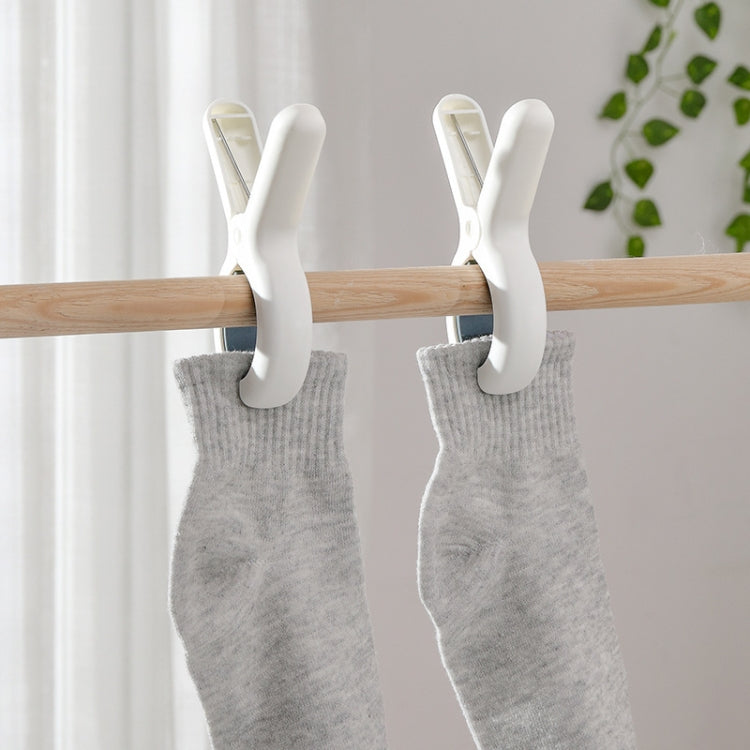 Household Plastic Windproof Sheet Fixed Clothespin Hanger Clip, 3 PCS Yellow, 3 PCS Blue, 2 PCS Large Yellow, 2 PCS Large Blue