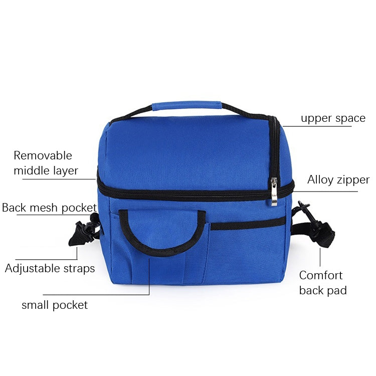 Double Insulation Bag Breast Milk Fresh Bag Bottle Mummy Bag, Mummy Bag(Black), Mummy Bag(Royal Blue), Mummy Bag(Rose Red), Mummy Bag(Red), Mummy Bag(Wine Red), Mummy Bag(Grey)