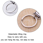Stainless Steel Folding Nail Clippers with Keychain