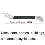 Car Stainless Ateel Audio Navigation Door Panel Crowbar, 2 PCS Stainless Steel