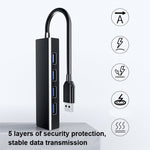 4 X USB 2.0 Ports HUB Converter, Cable Length: 15cm,Style：, Without Light Bar, With Light Bar Black, With Light Bar White